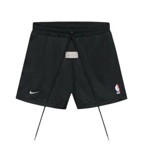 Fear of God X Nike NBA Black Mesh Shorts